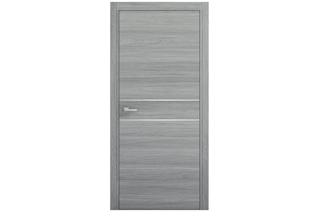 Nova Braga 2HC Olmo Matrix Laminated Modern Interior Door - Single Door