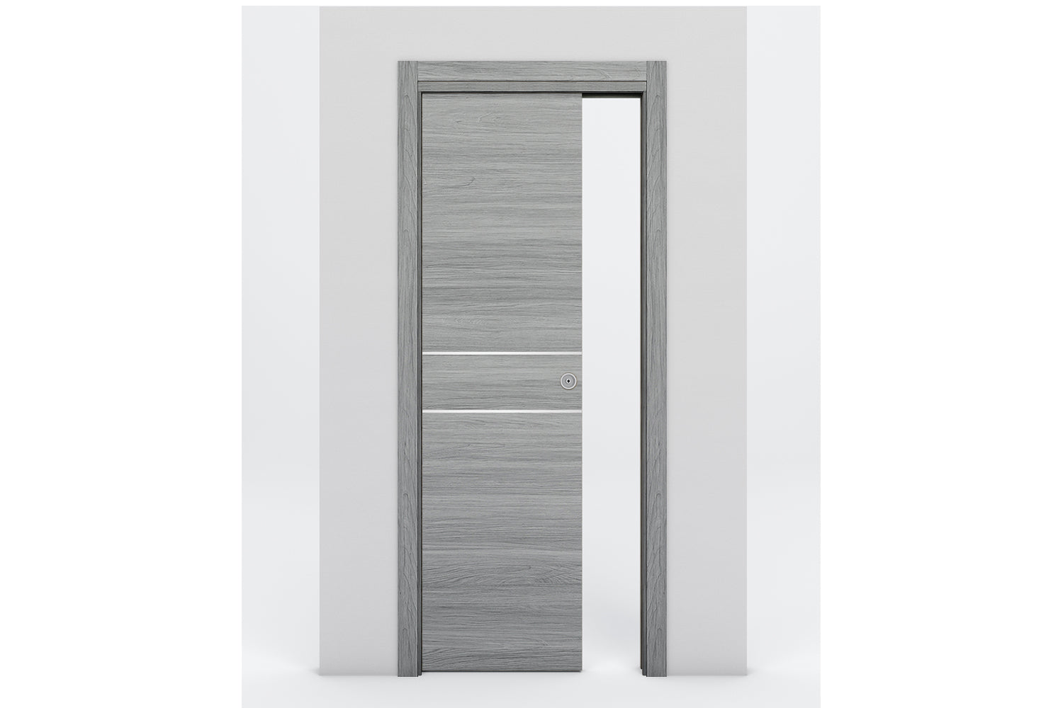 Nova Braga 2HC Olmo Matrix Laminated Modern Interior Door - Single Pocket