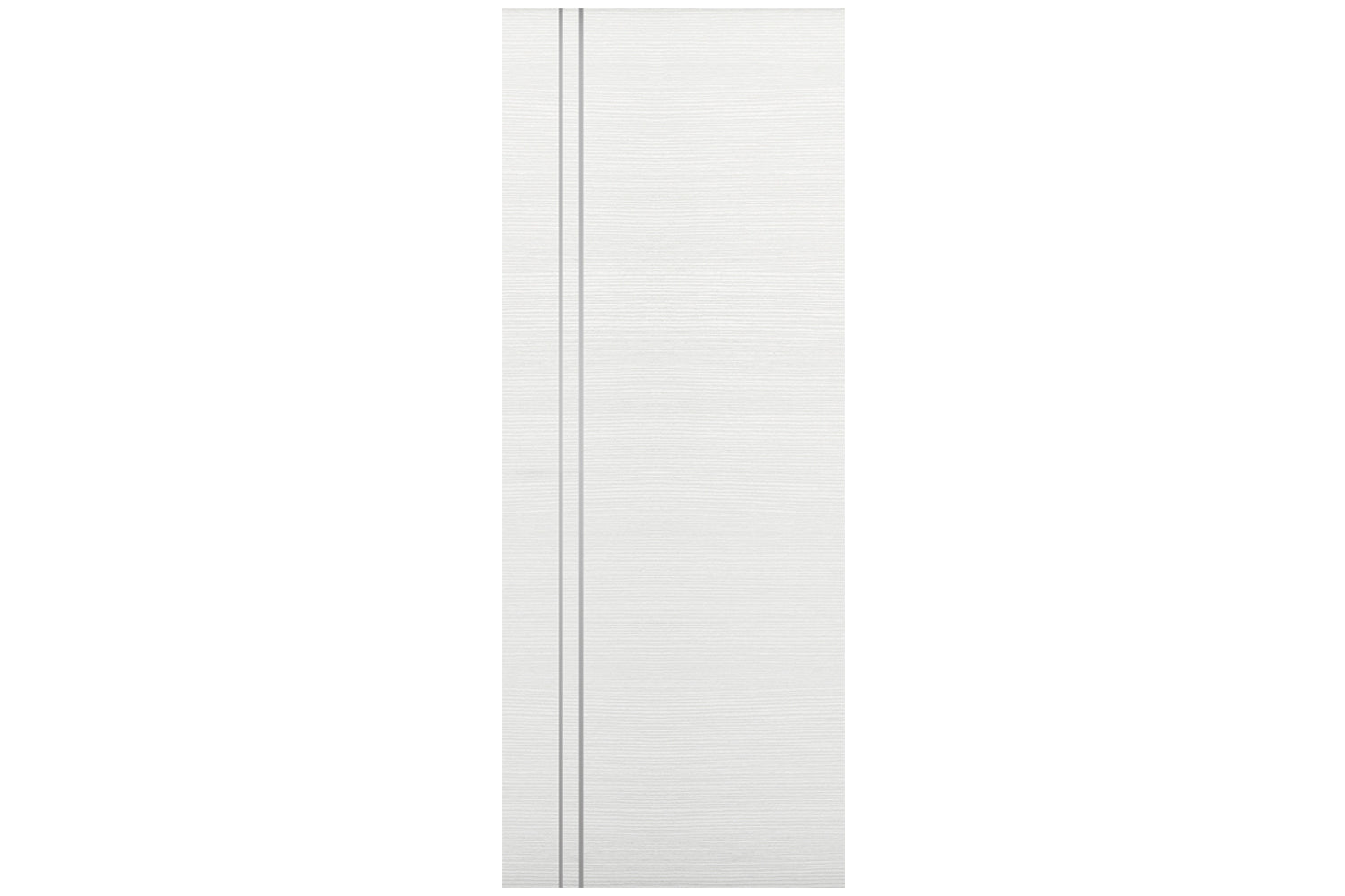 Nova Braga 2V Bianco Matrix Laminated Modern Interior Door - Slab