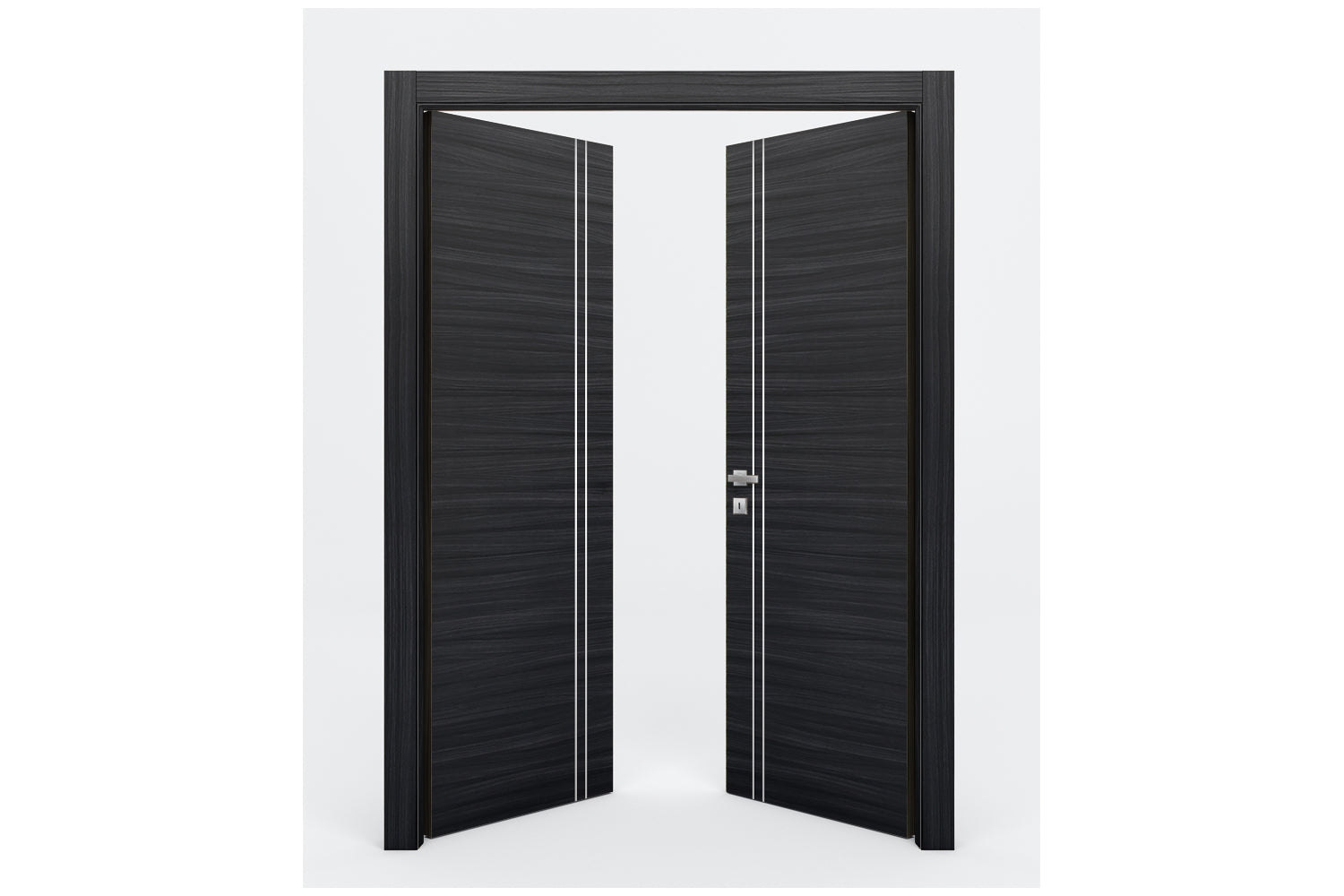 Nova Braga 2V Blu Matrix Laminated Modern Interior Door - Double Door