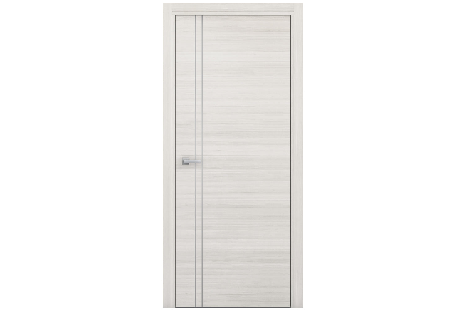 Nova Braga 2V Crema Matrix Laminated Modern Interior Door - Single Door