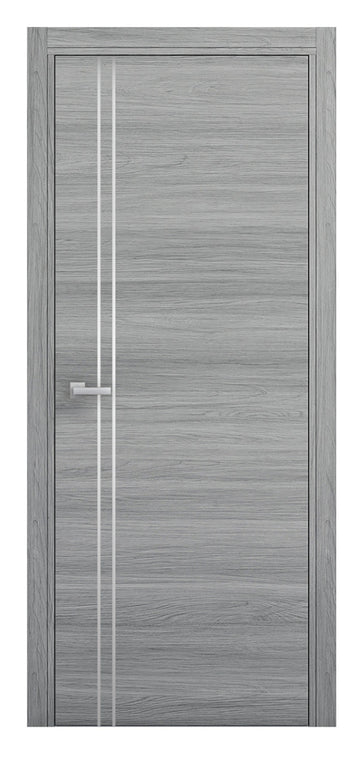 Nova Braga 2V Olmo Matrix Laminated Modern Interior Door