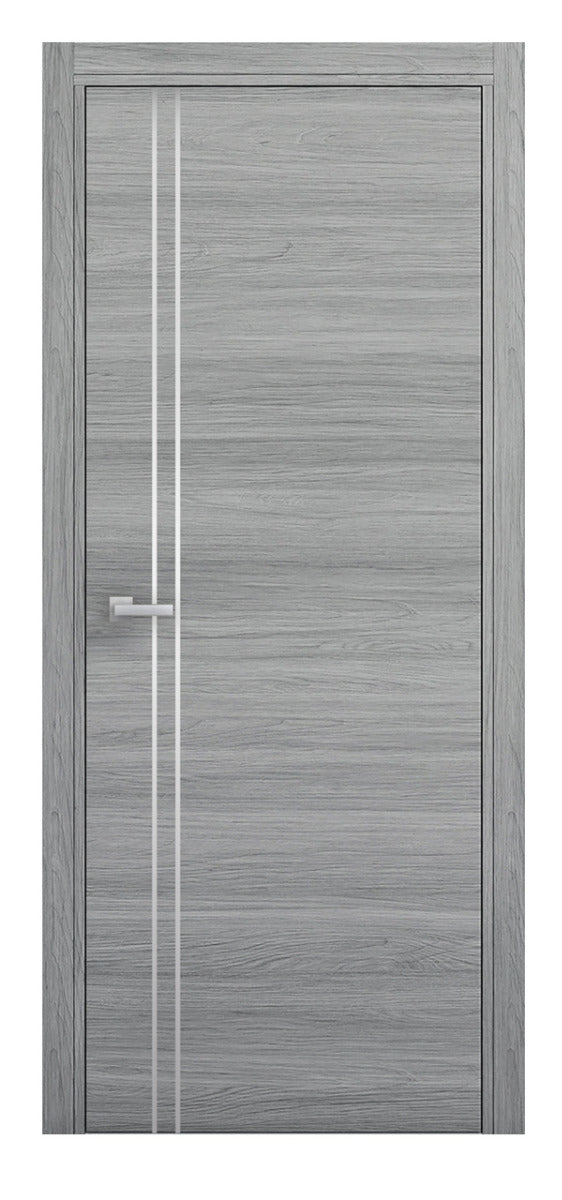 Nova Braga 2V Olmo Matrix Laminated Modern Interior Door