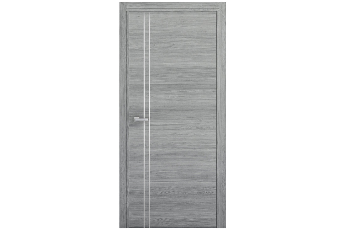 Nova Braga 2V Olmo Matrix Laminated Modern Interior Door - Single Door