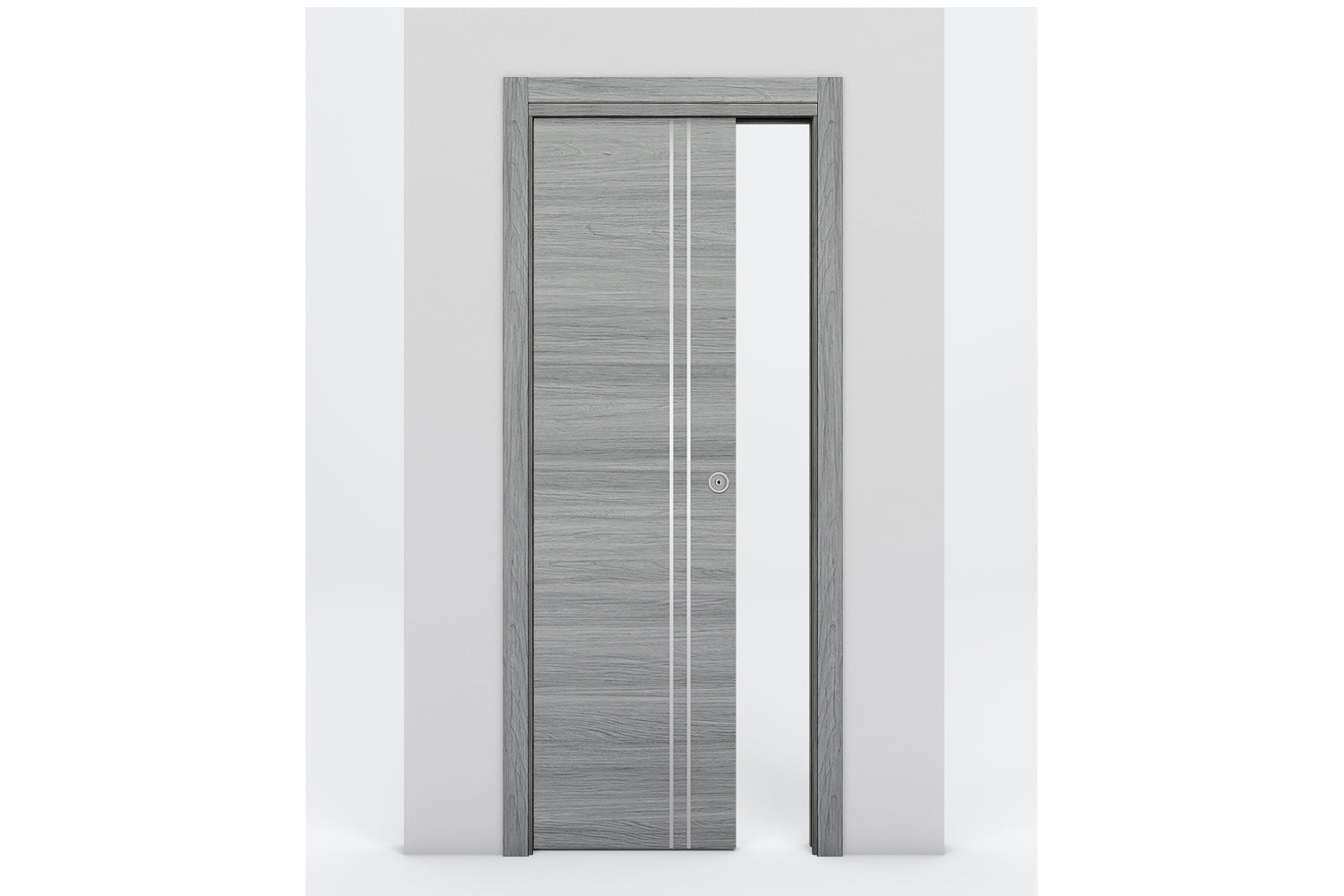Nova Braga 2V Olmo Matrix Laminated Modern Interior Door - Single Pocket