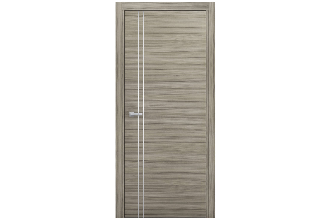 Nova Braga 2V Palissandro Matrix Laminated Modern Interior Door - Single Door