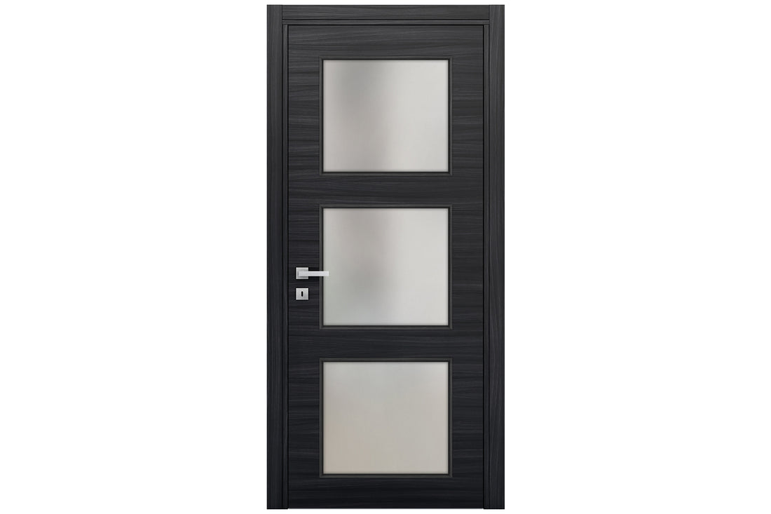 Nova Braga 3 Lite Blu Matrix Laminated Modern Interior Door - Single Door