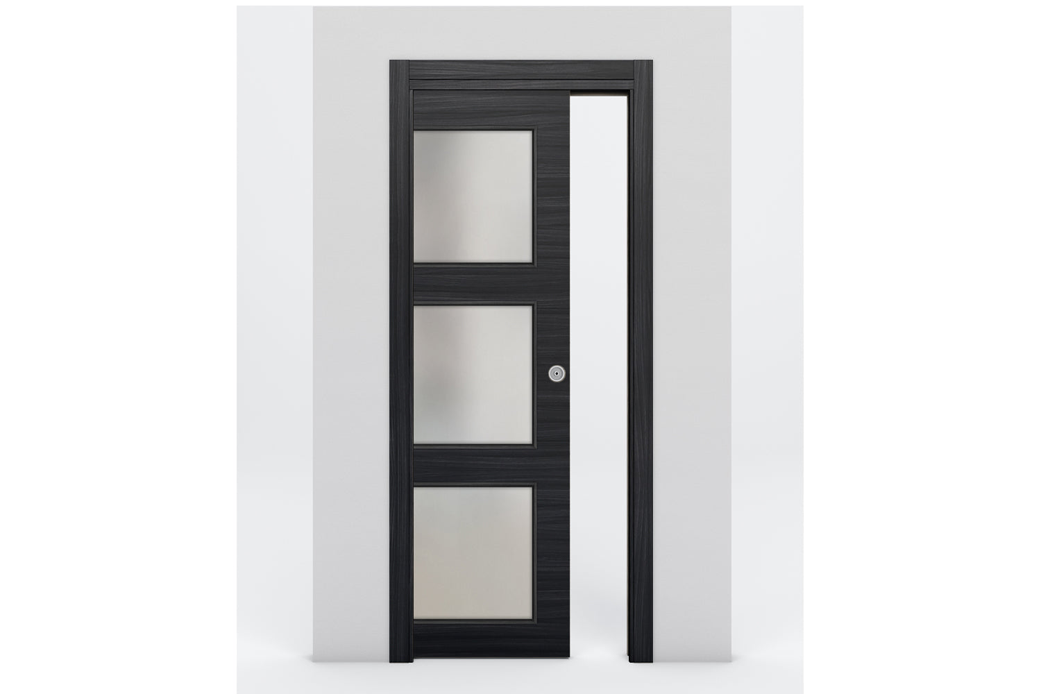 Nova Braga 3 Lite Blu Matrix Laminated Modern Interior Door - Single Pocket