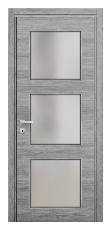 Nova Braga 3 Lite Olmo Matrix Laminated Modern Interior Door