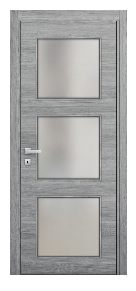 Nova Braga 3 Lite Olmo Matrix Laminated Modern Interior Door