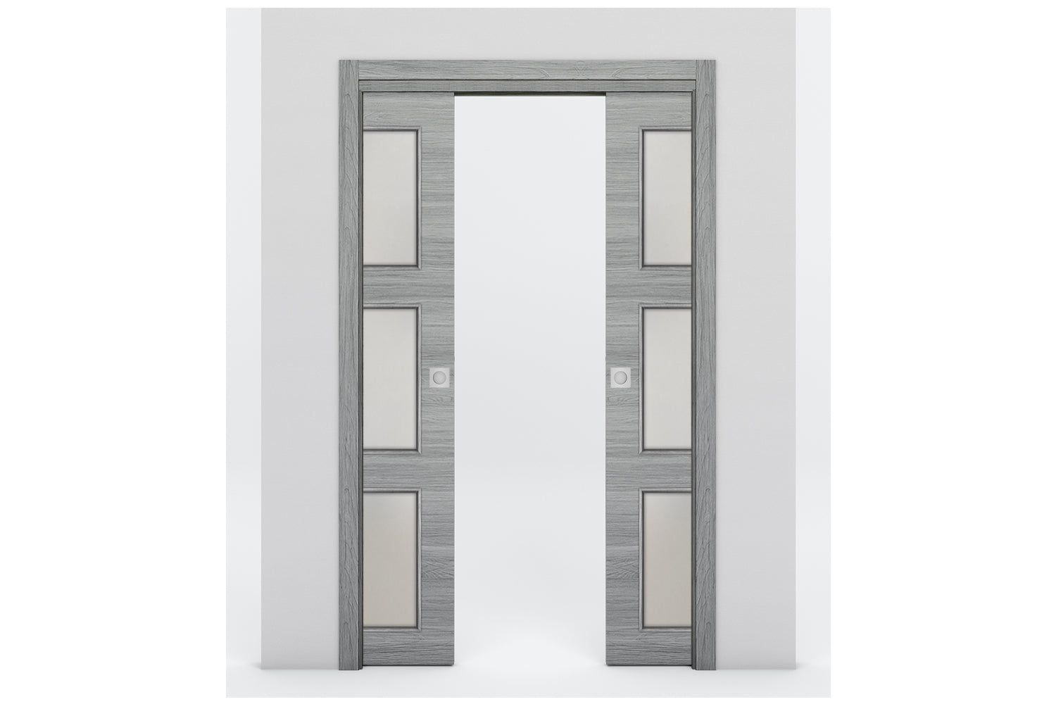 Nova Braga 3 Lite Olmo Matrix Laminated Modern Interior Door - Double Pocket