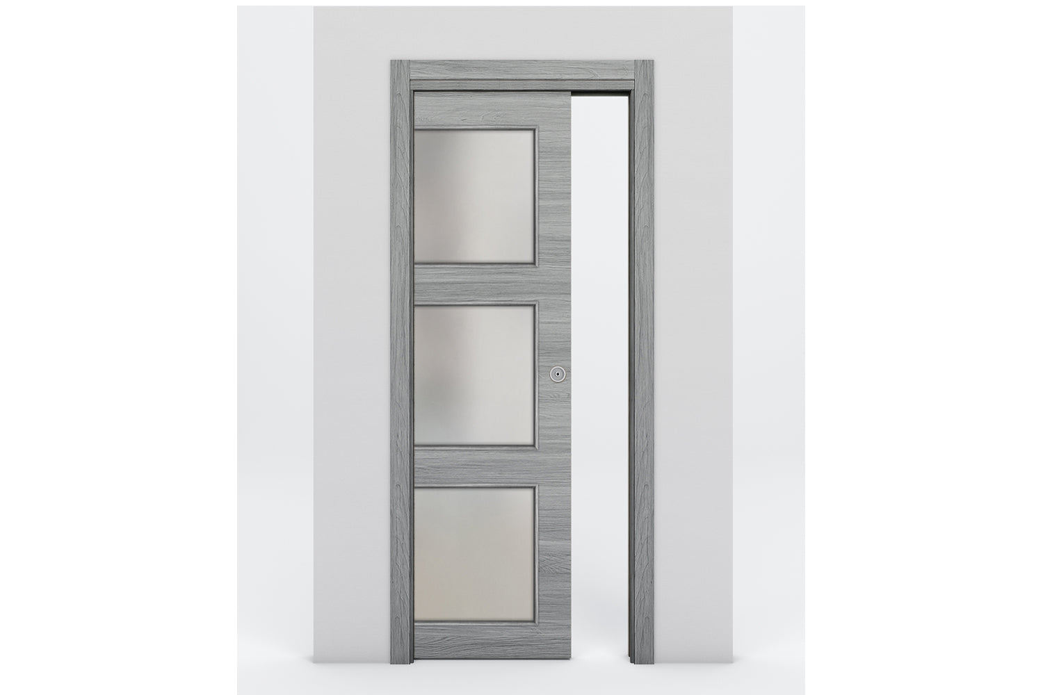 Nova Braga 3 Lite Olmo Matrix Laminated Modern Interior Door - Single Pocket