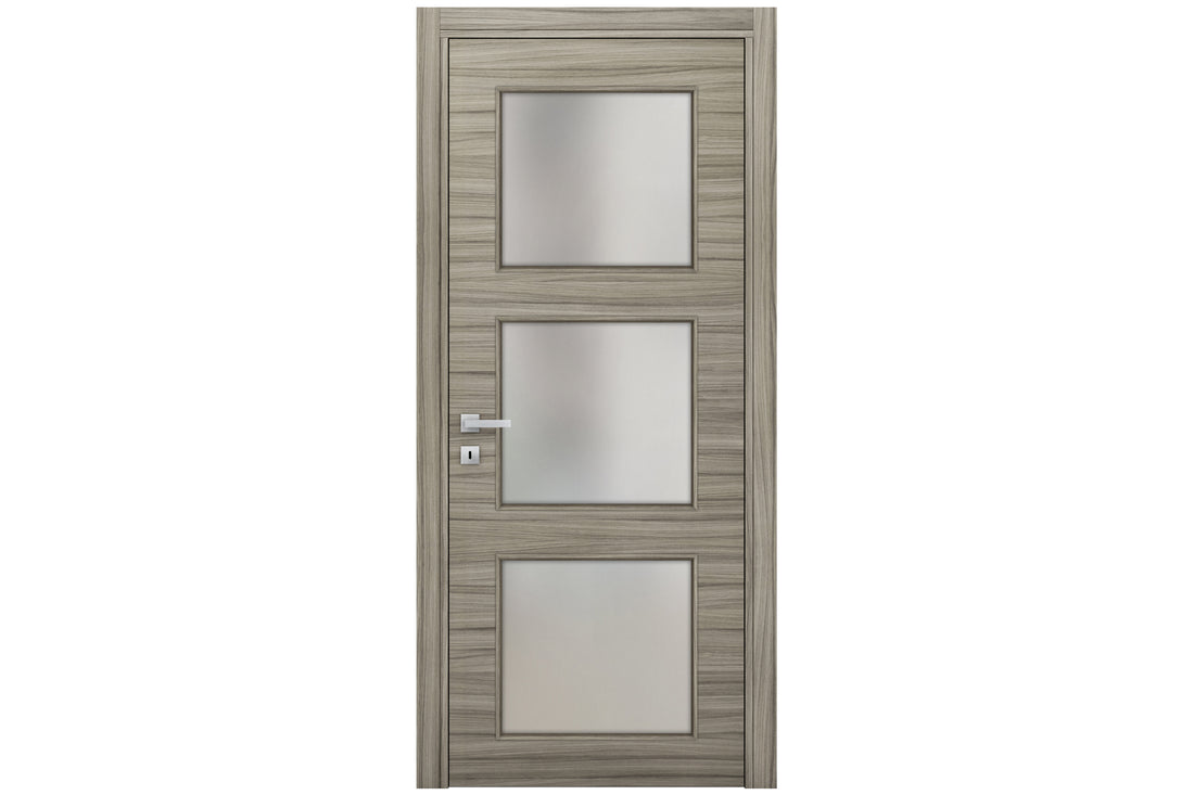 Nova Braga 3 Lite Palissandro Matrix Laminated Modern Interior Door - Single Door
