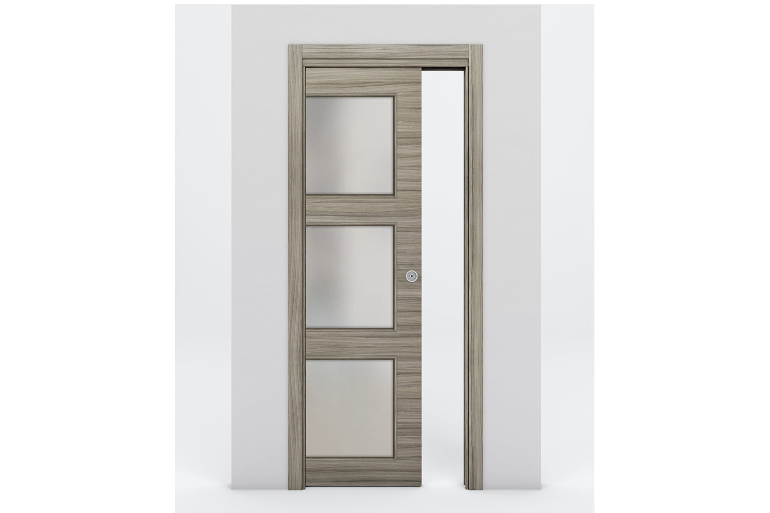 Nova Braga 3 Lite Palissandro Matrix Laminated Modern Interior Door - Single Pocket