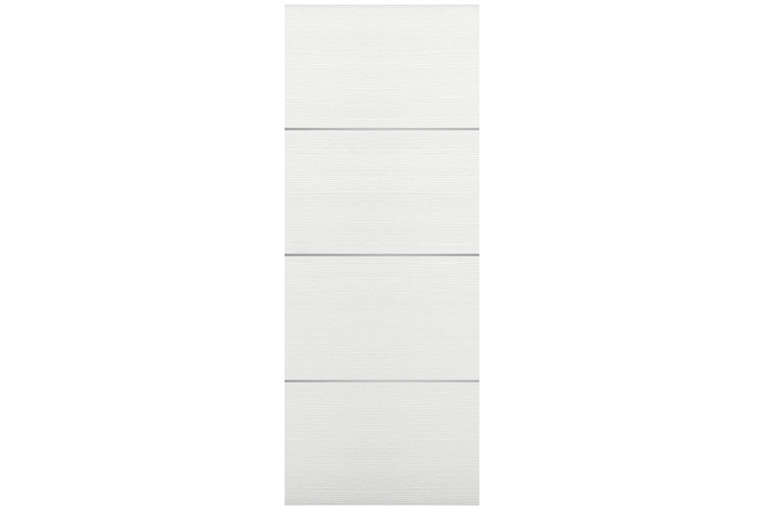Nova Braga 3H Bianco Matrix Laminated Modern Interior Door - Slab