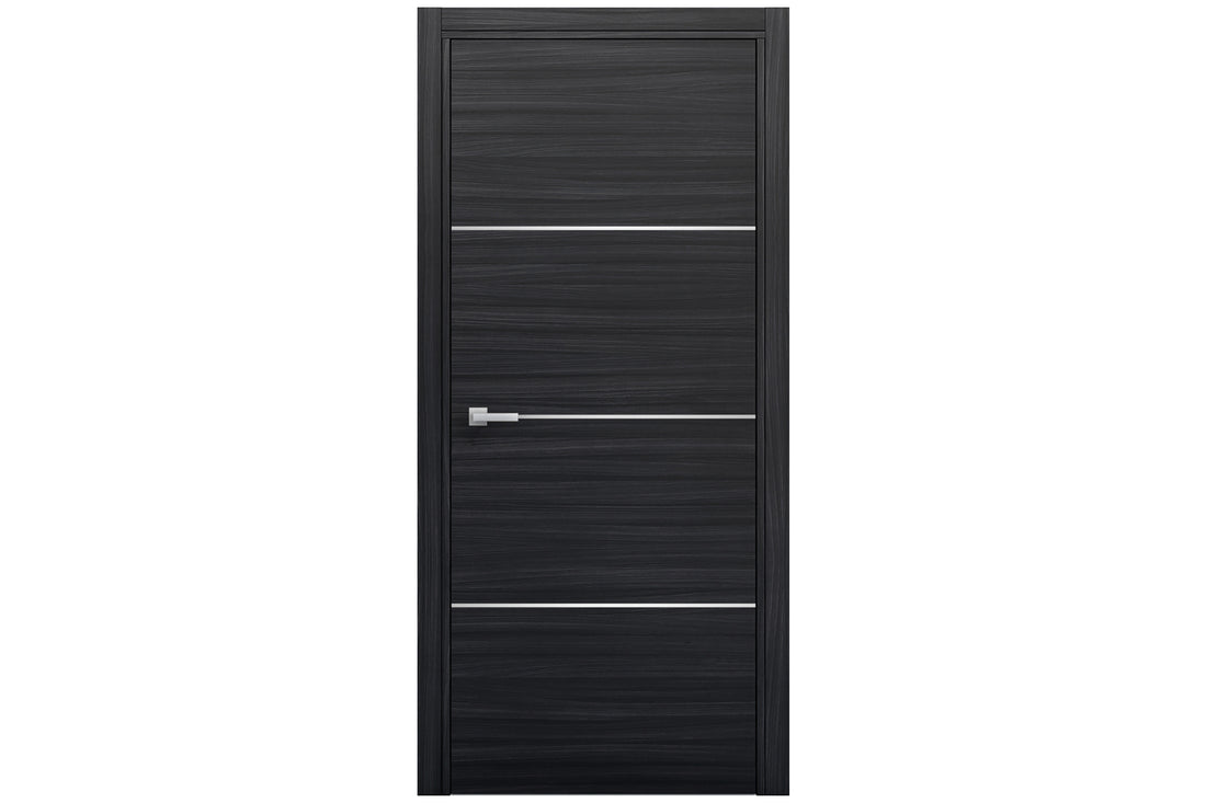 Nova Braga 3H Blu Matrix Laminated Modern Interior Door - Single Door