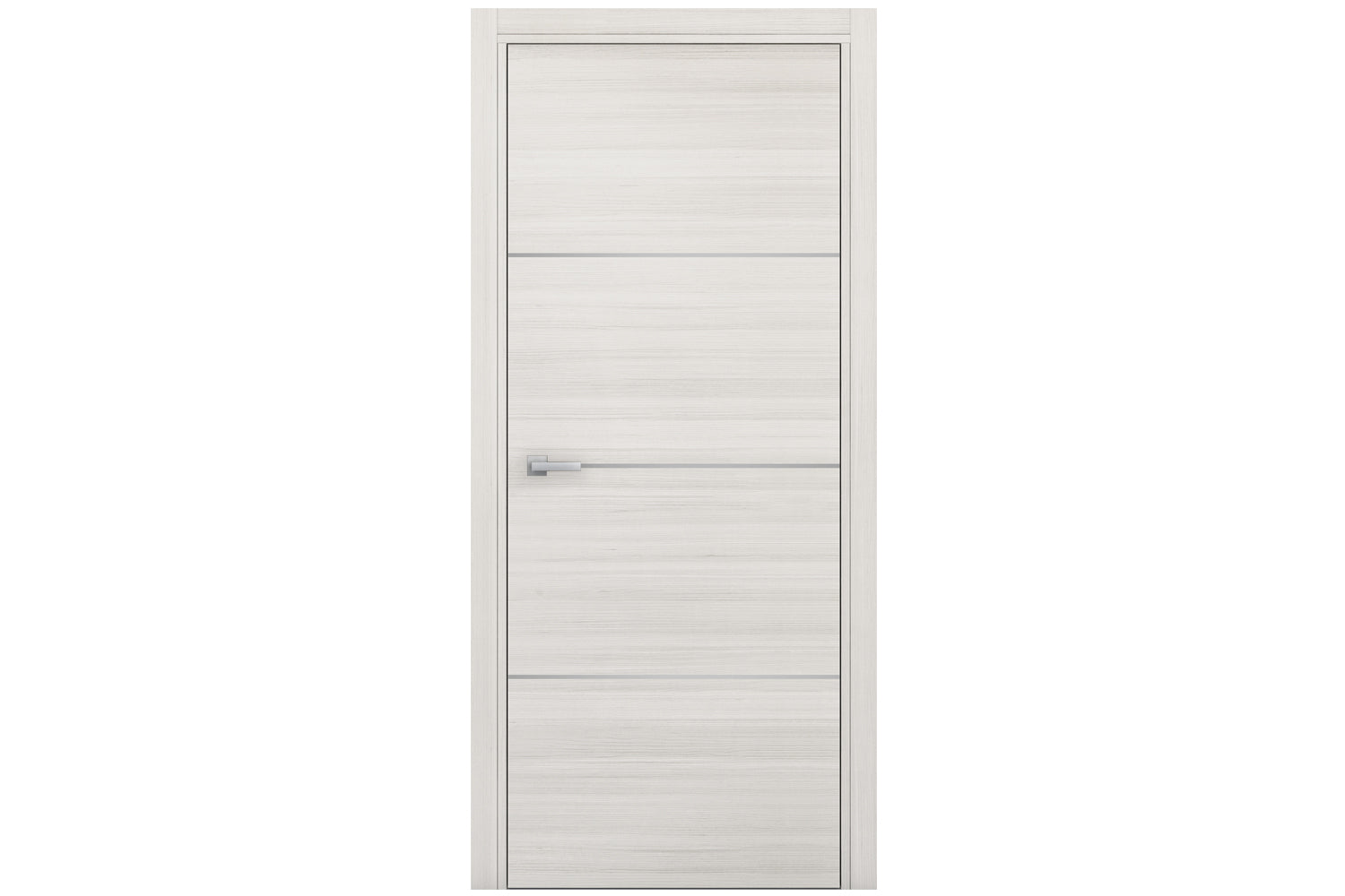 Nova Braga 3H Crema Matrix Laminated Modern Interior Door - Single Door