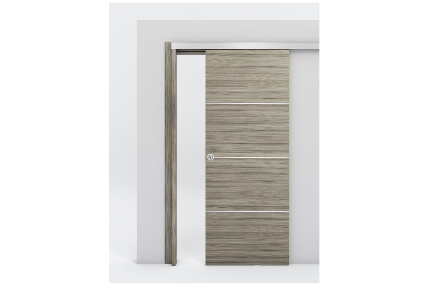 Nova Braga 3H Palissandro Matrix Laminated Modern Interior Door - Bypass Door