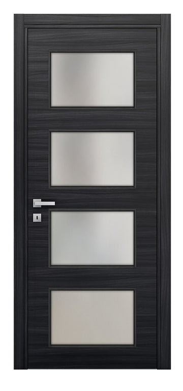 Nova Braga 4 Lite Blu Matrix Laminated Modern Interior Door