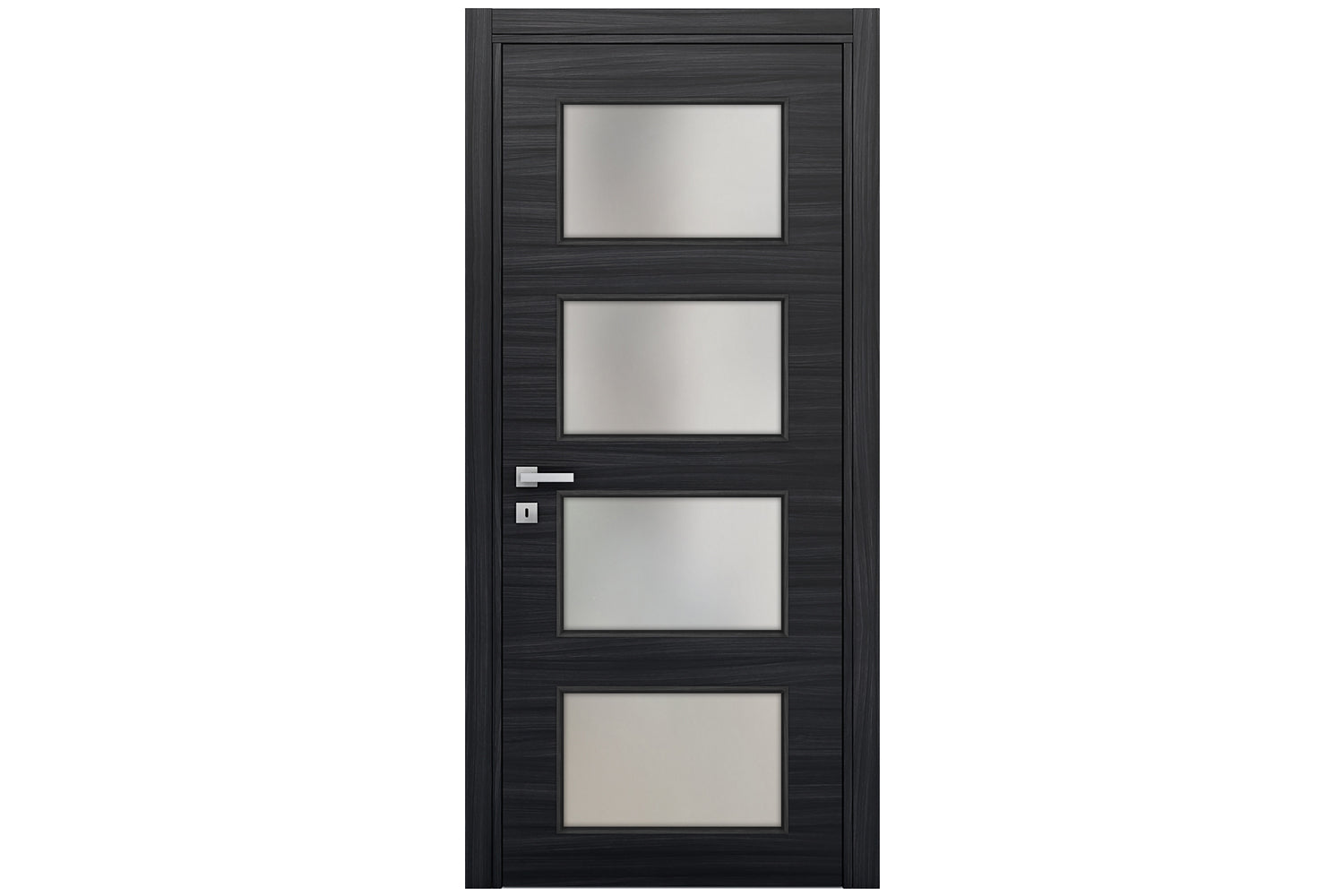 Nova Braga 4 Lite Blu Matrix Laminated Modern Interior Door - Single Door
