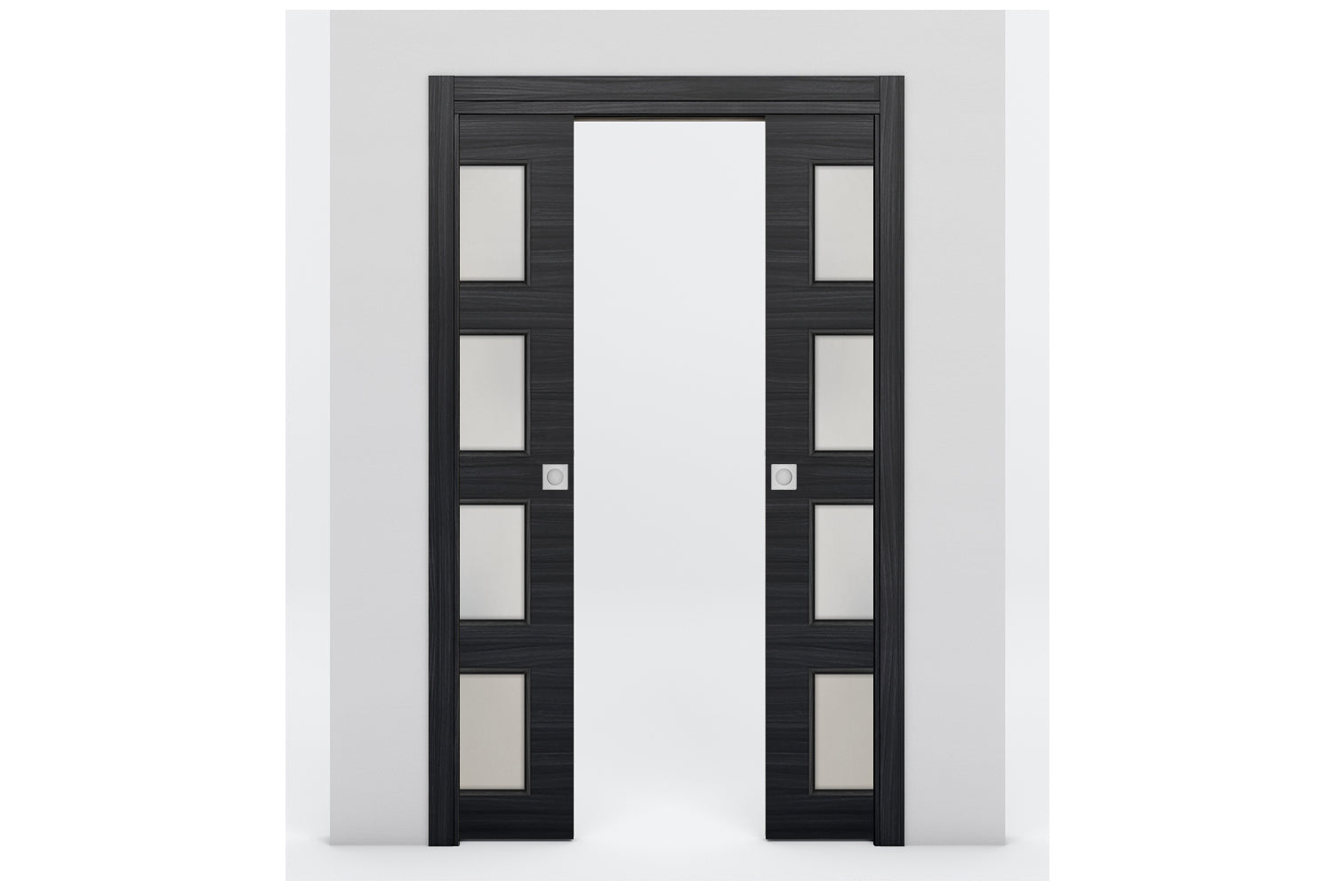Nova Braga 4 Lite Blu Matrix Laminated Modern Interior Door - Double Pocket