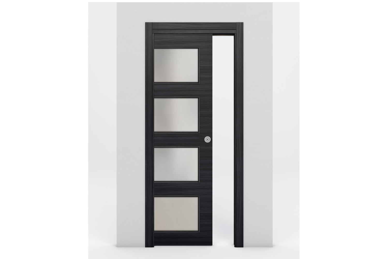 Nova Braga 4 Lite Blu Matrix Laminated Modern Interior Door - Single Pocket