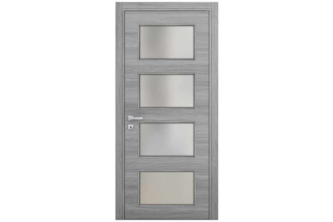Nova Braga 4 Lite Olmo Matrix Laminated Modern Interior Door - Single Door