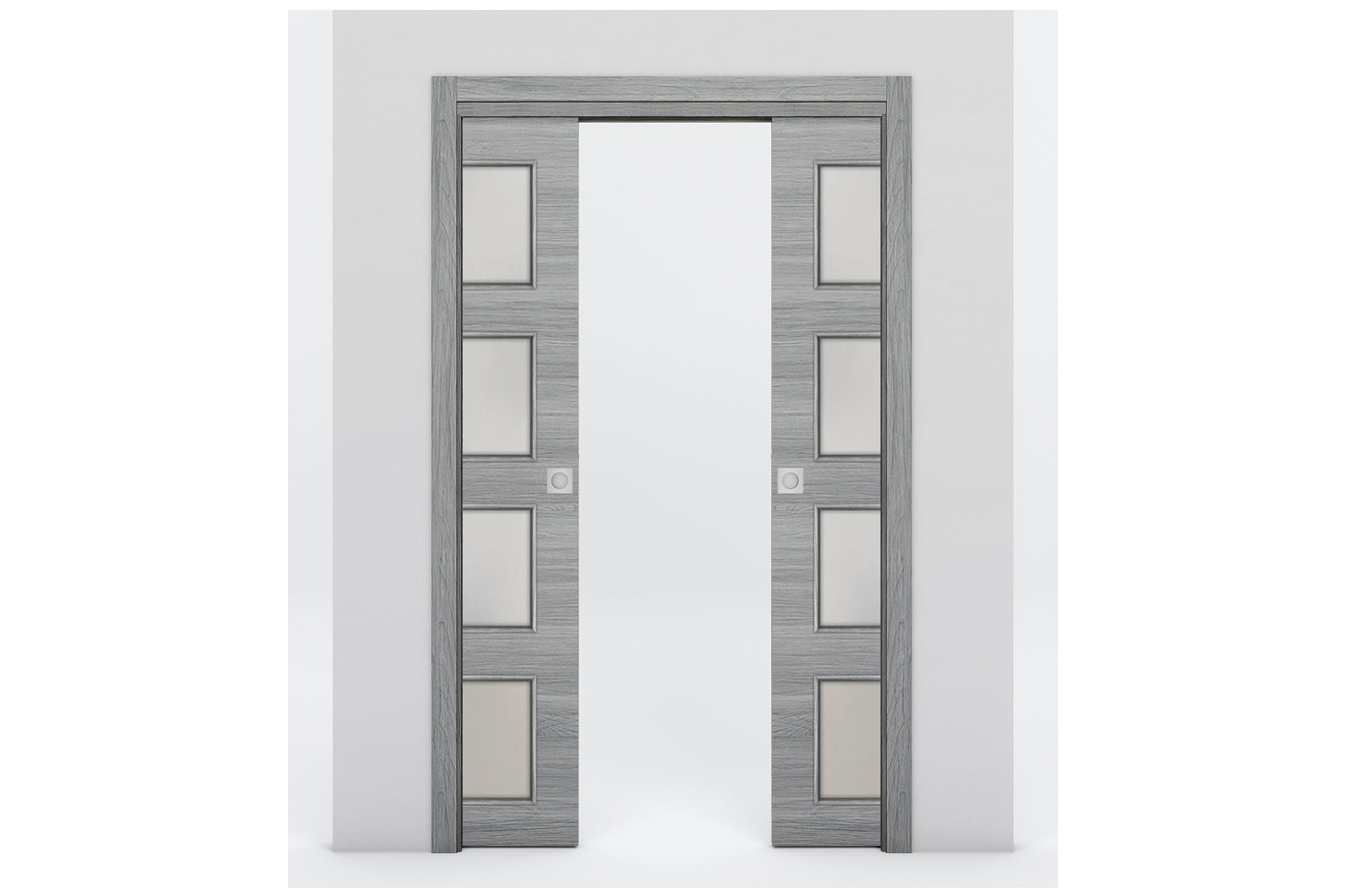 Nova Braga 4 Lite Olmo Matrix Laminated Modern Interior Door - Double Pocket