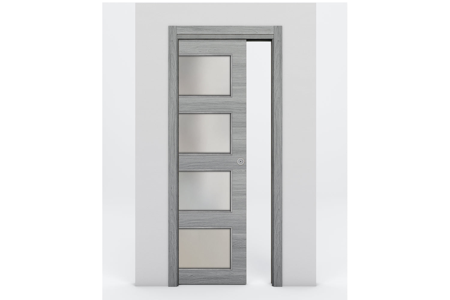 Nova Braga 4 Lite Olmo Matrix Laminated Modern Interior Door - Single Pocket