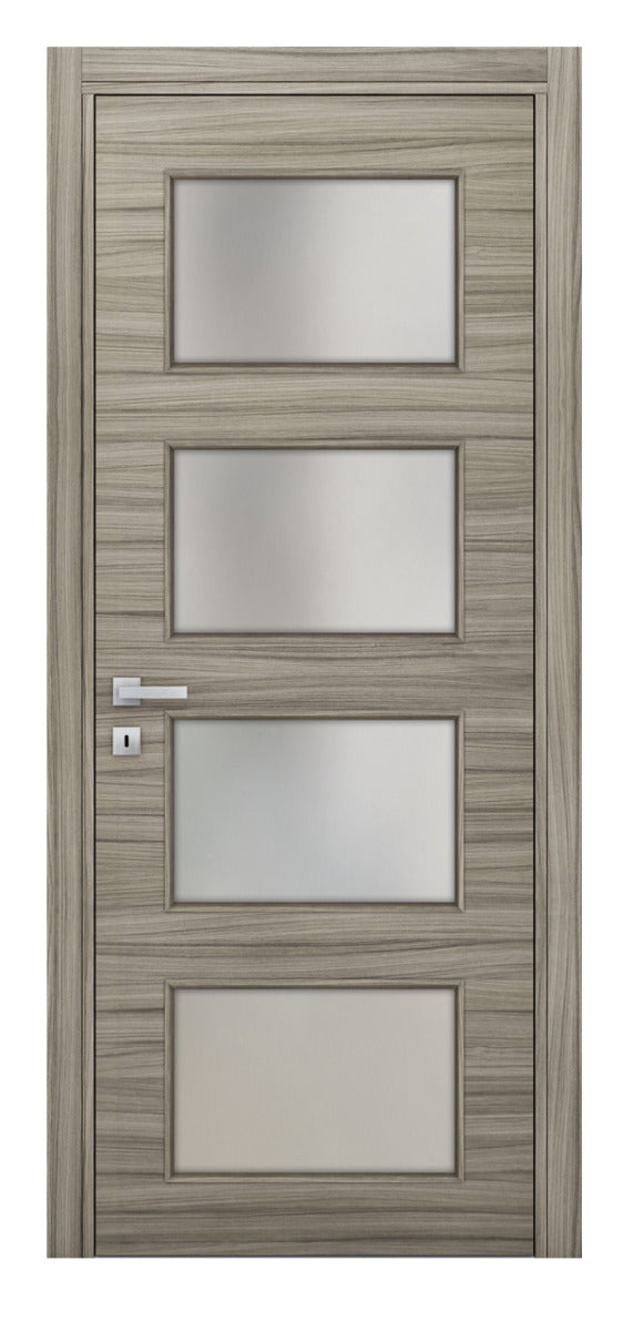 Nova Braga 4 Lite Palissandro Matrix Laminated Modern Interior Door