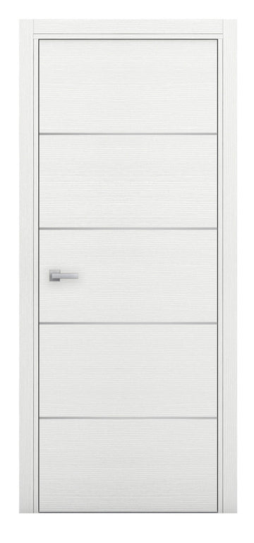 Nova Braga 4H Bianco Matrix Laminated Modern Interior Door