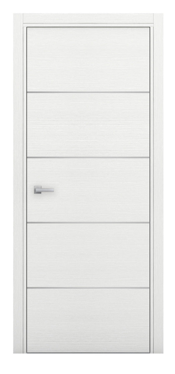Nova Braga 4H Bianco Matrix Laminated Modern Interior Door