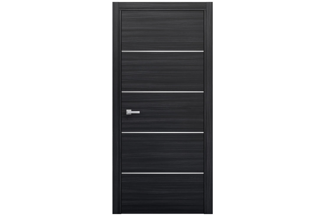 Nova Braga 4H Blu Matrix Laminated Modern Interior Door - Single Door