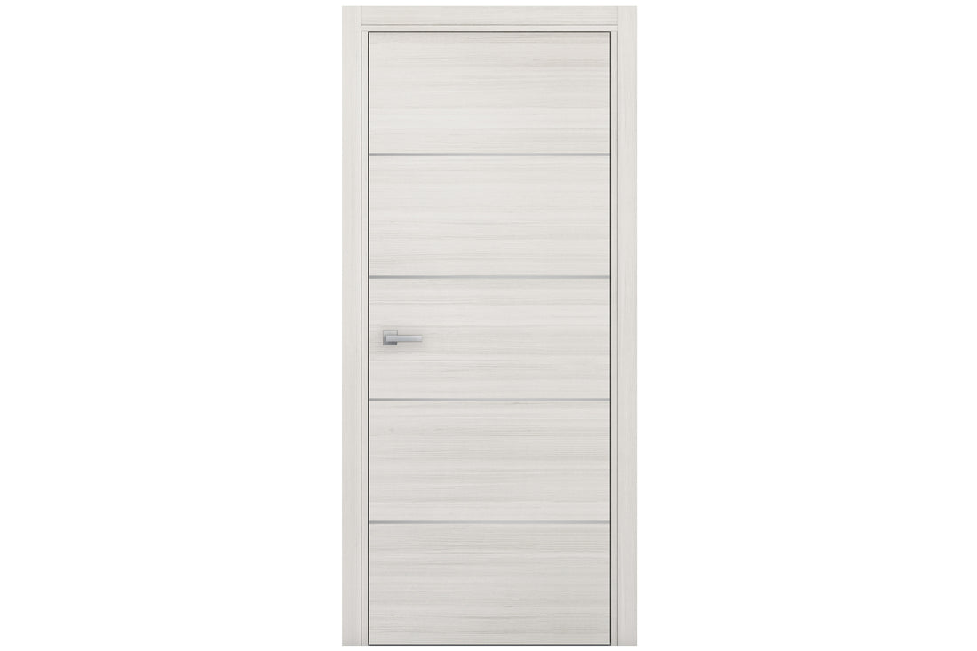 Nova Braga 4H Crema Matrix Laminated Modern Interior Door - Single Door