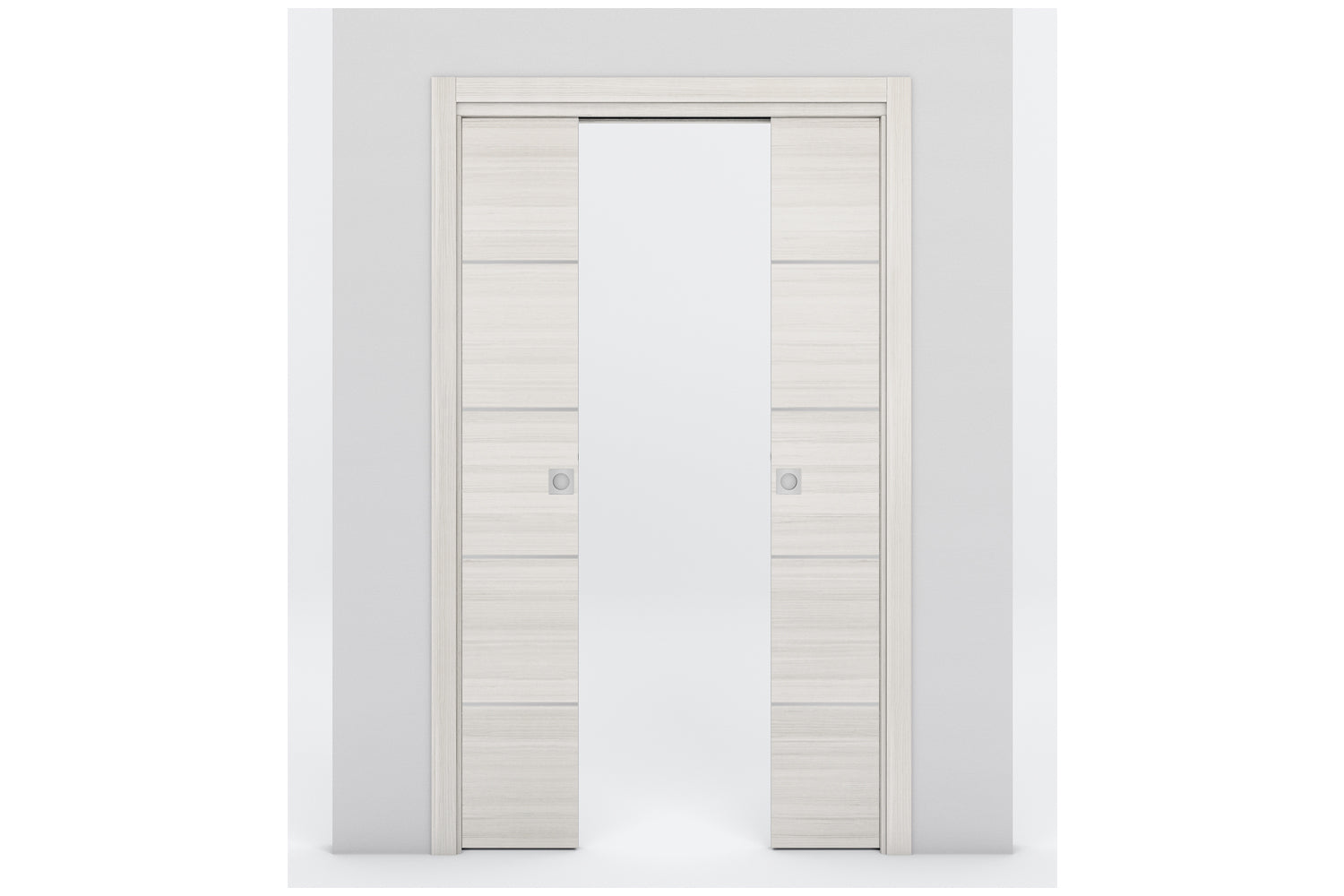 Nova Braga 4H Crema Matrix Laminated Modern Interior Door - Double Pocket