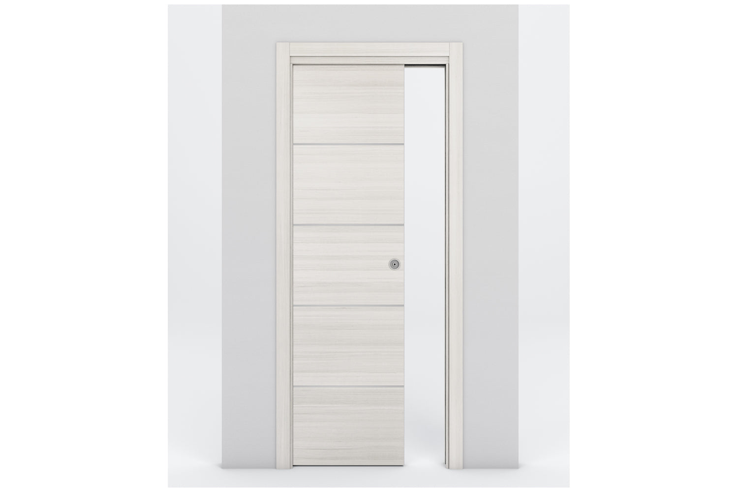 Nova Braga 4H Crema Matrix Laminated Modern Interior Door - Single Pocket