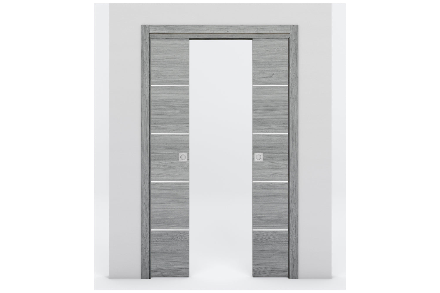 Nova Braga 4H Olmo Matrix Laminated Modern Interior Door - Double Pocket