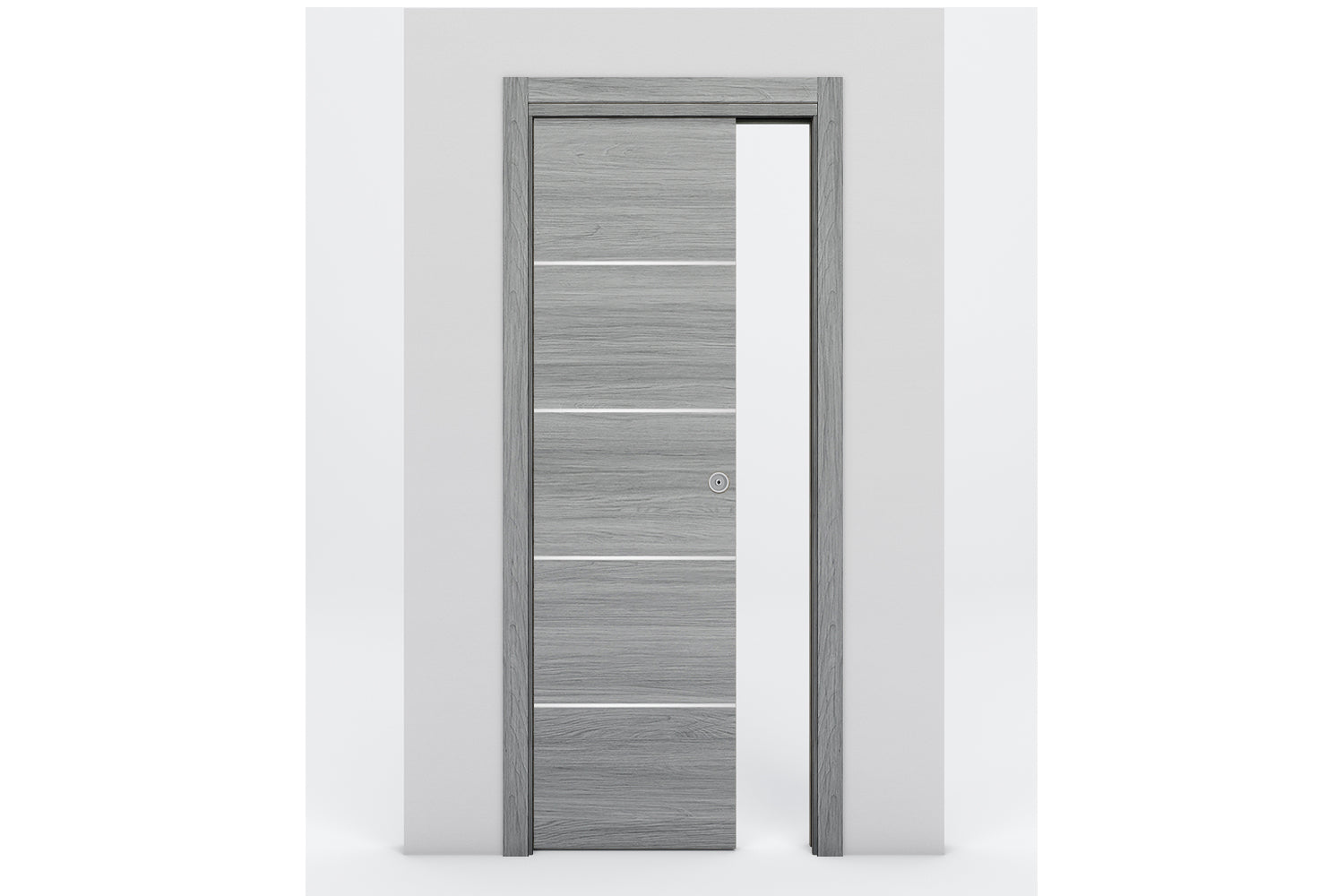 Nova Braga 4H Olmo Matrix Laminated Modern Interior Door - Single Pocket
