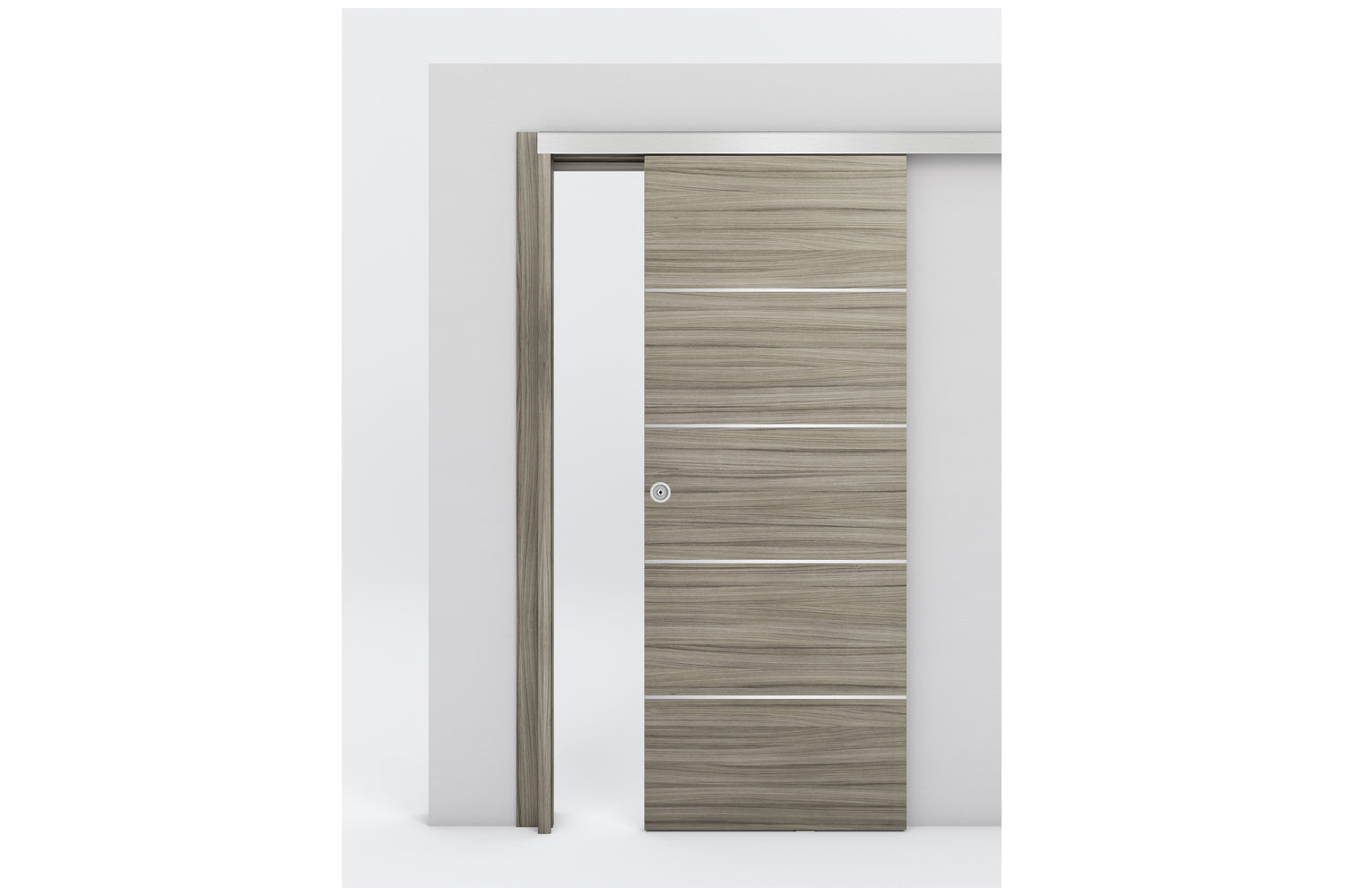 Nova Braga 4H Palissandro Matrix Laminated Modern Interior Door - Bypass Door