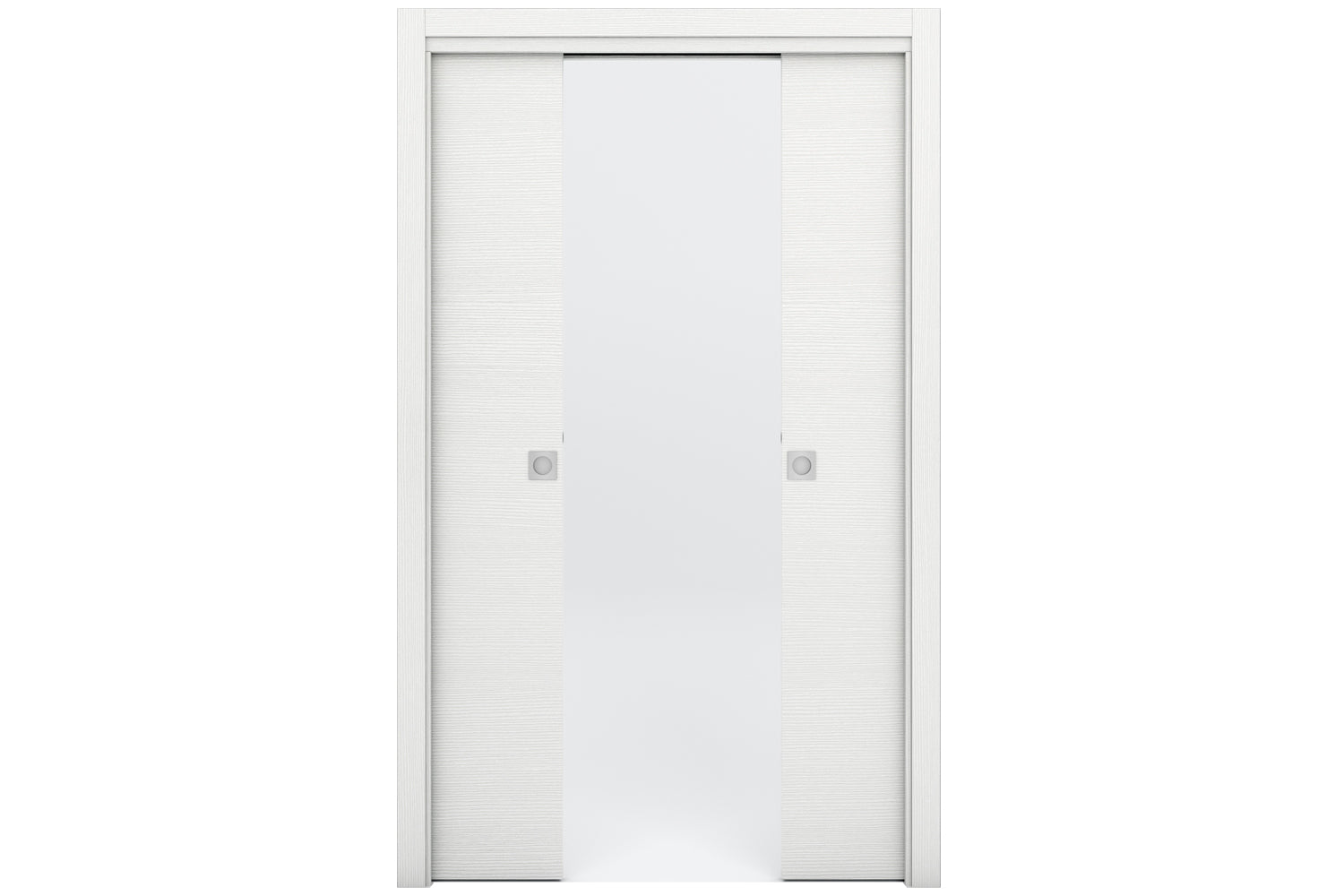 Nova Braga Bianco Matrix Laminated Modern Interior Door - Double Pocket