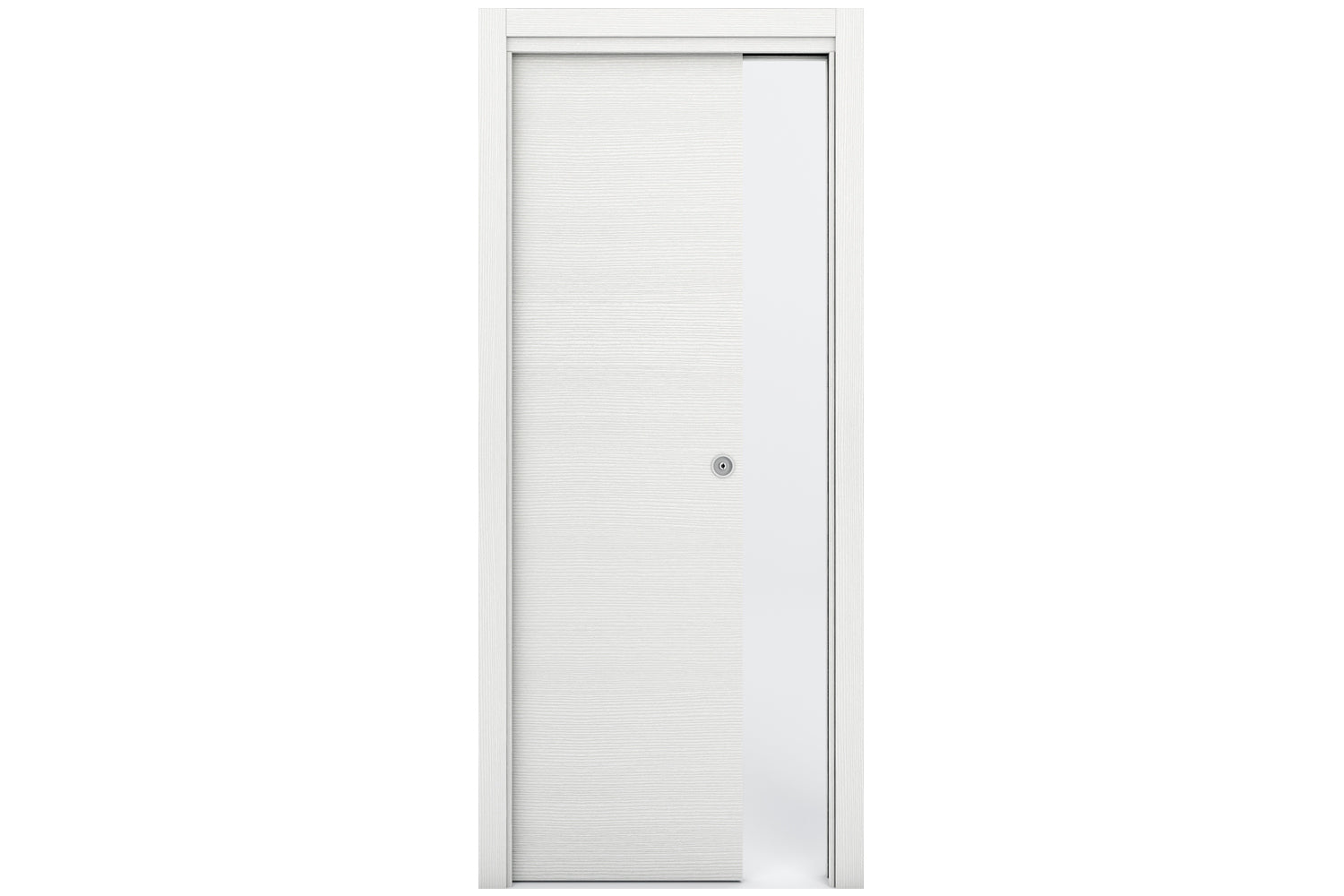 Nova Braga Bianco Matrix Laminated Modern Interior Door - Single Pocket