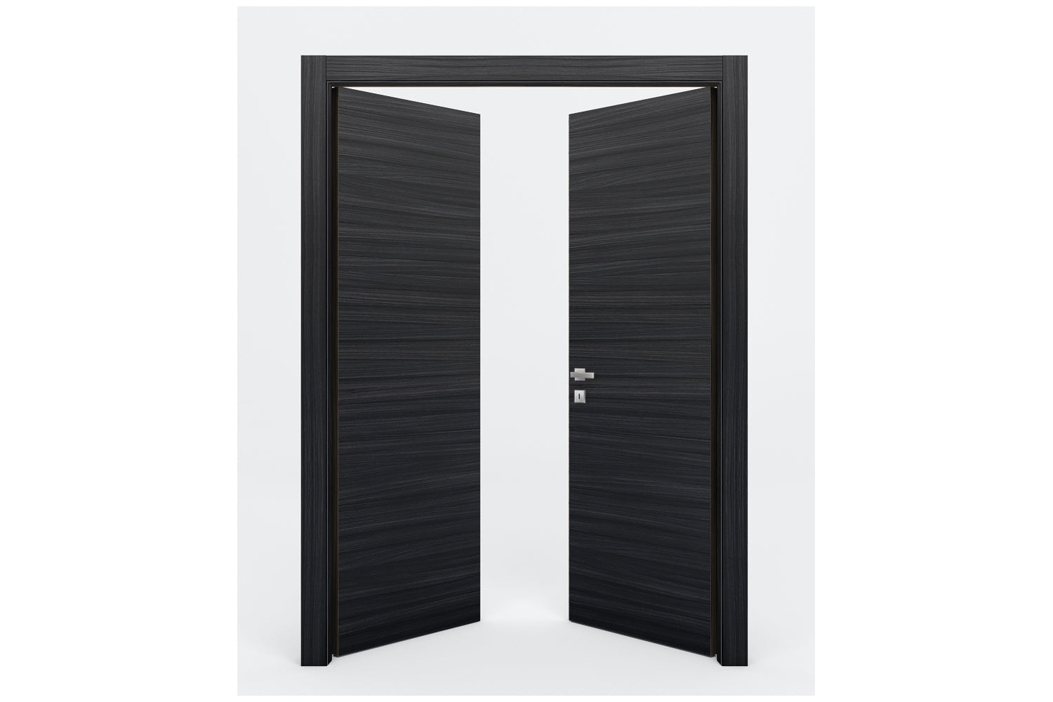 Nova Braga Blu Matrix Laminated Modern Interior Door - Double Door