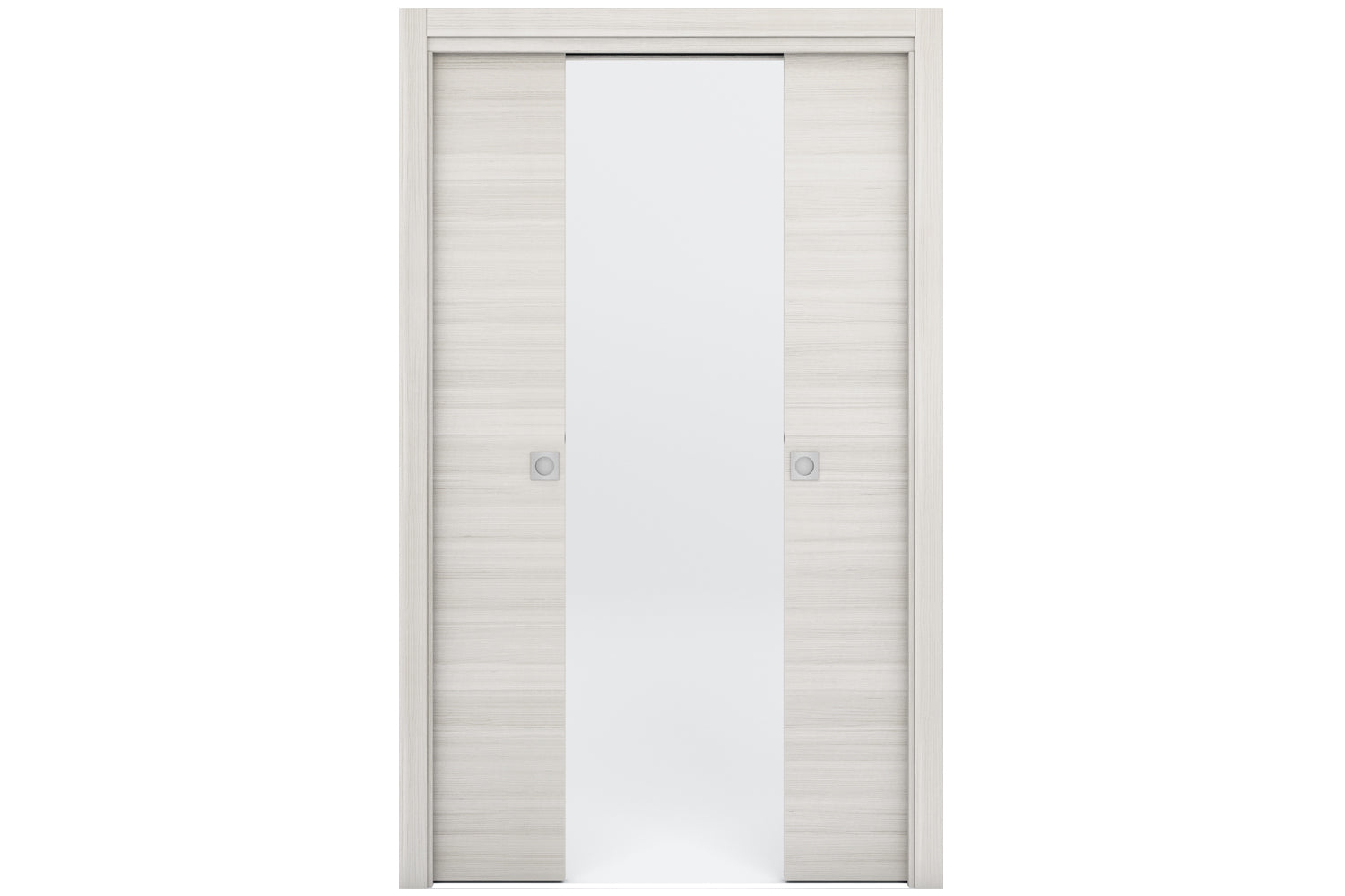 Nova Braga Crema Matrix Laminated Modern Interior Door - Double Pocket