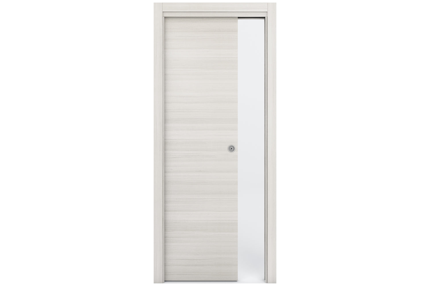 Nova Braga Crema Matrix Laminated Modern Interior Door - Single Pocket
