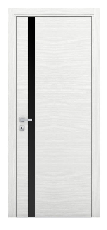 Nova Braga 1G Bianco Matrix Laminated Modern Interior Door