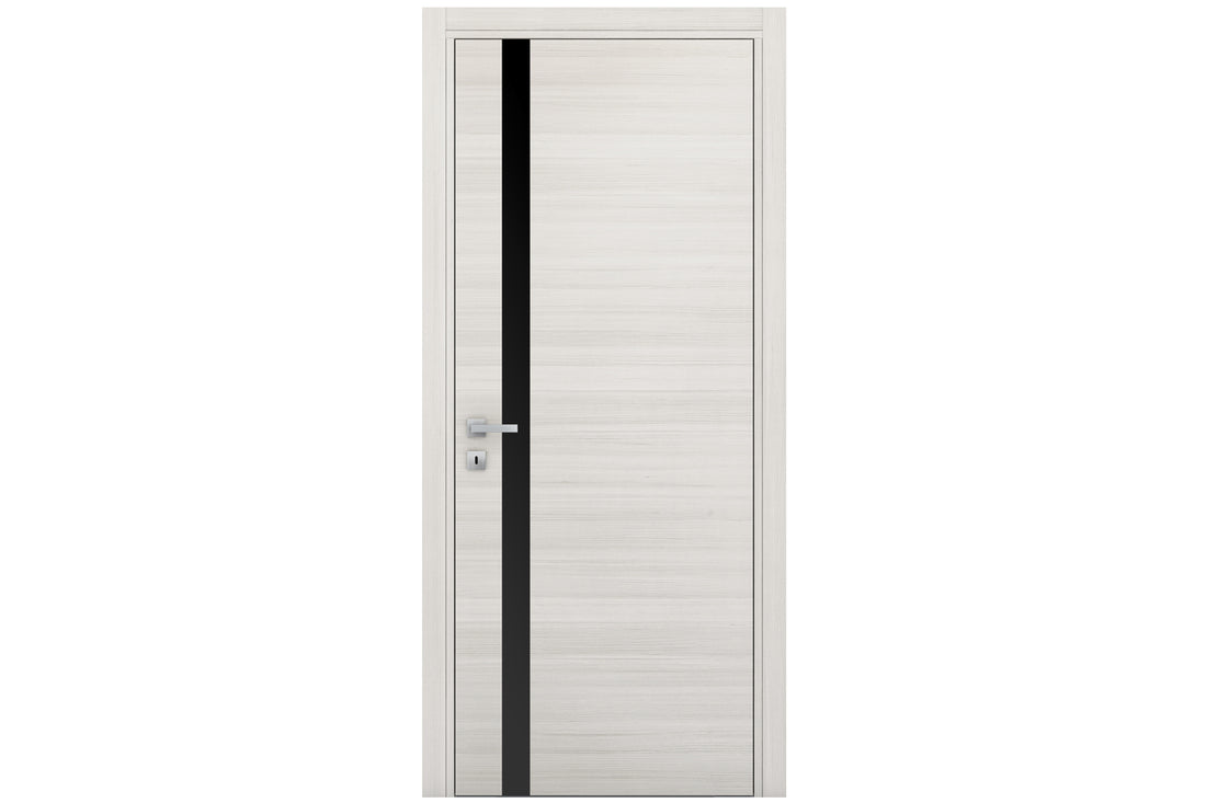 Nova Braga 1G Crema Matrix Laminated Modern Interior Door - Single Door