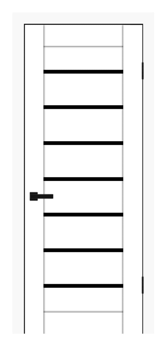 Nova Domino 01 Soft White Laminated Modern Interior Door