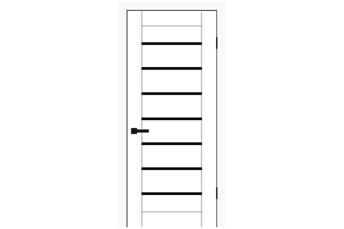 Nova Domino 01 Soft White Laminated Modern Interior Door - Single Door