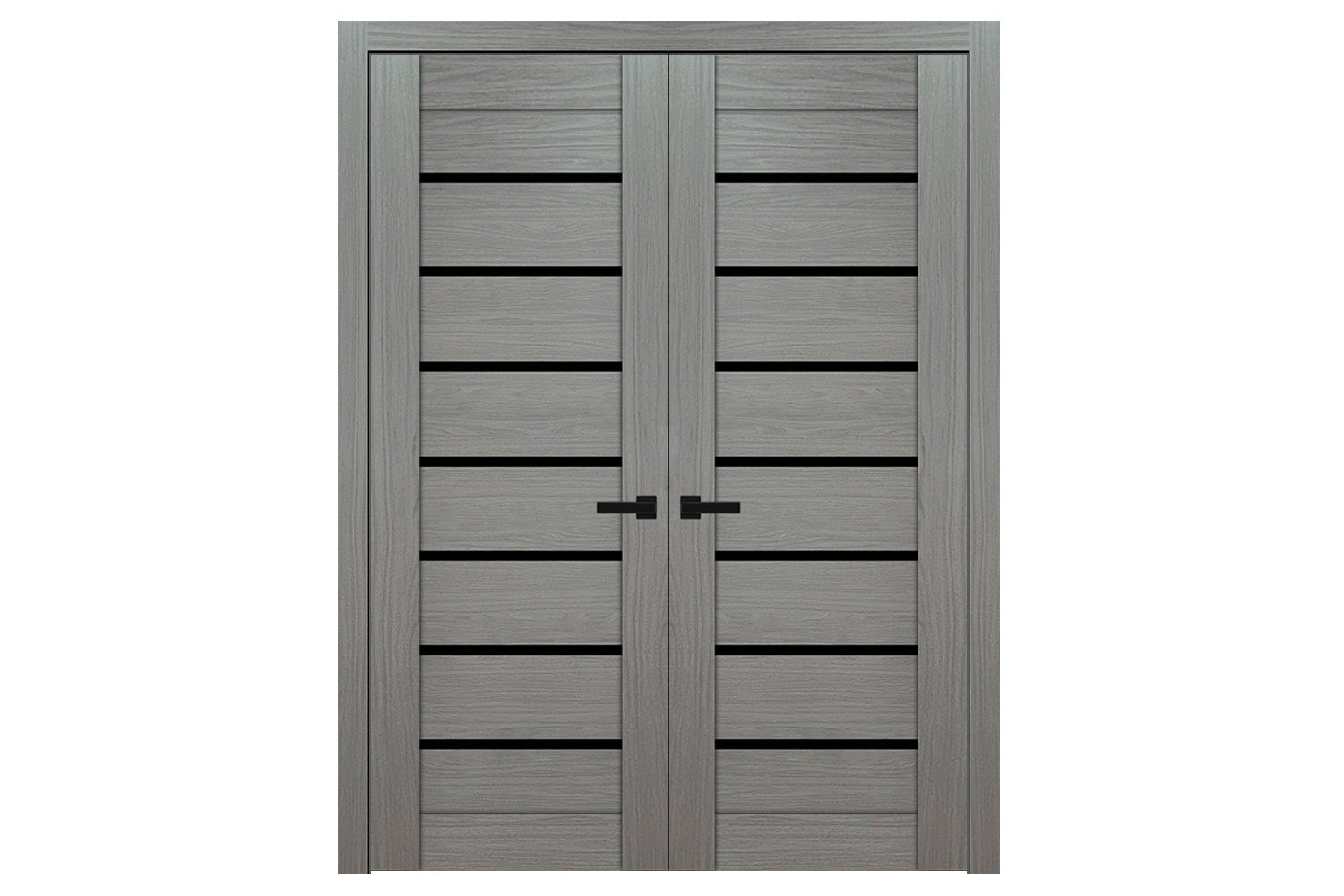 Nova Domino 01 Wenge Modern Laminated Modern Interior Door - Double Door