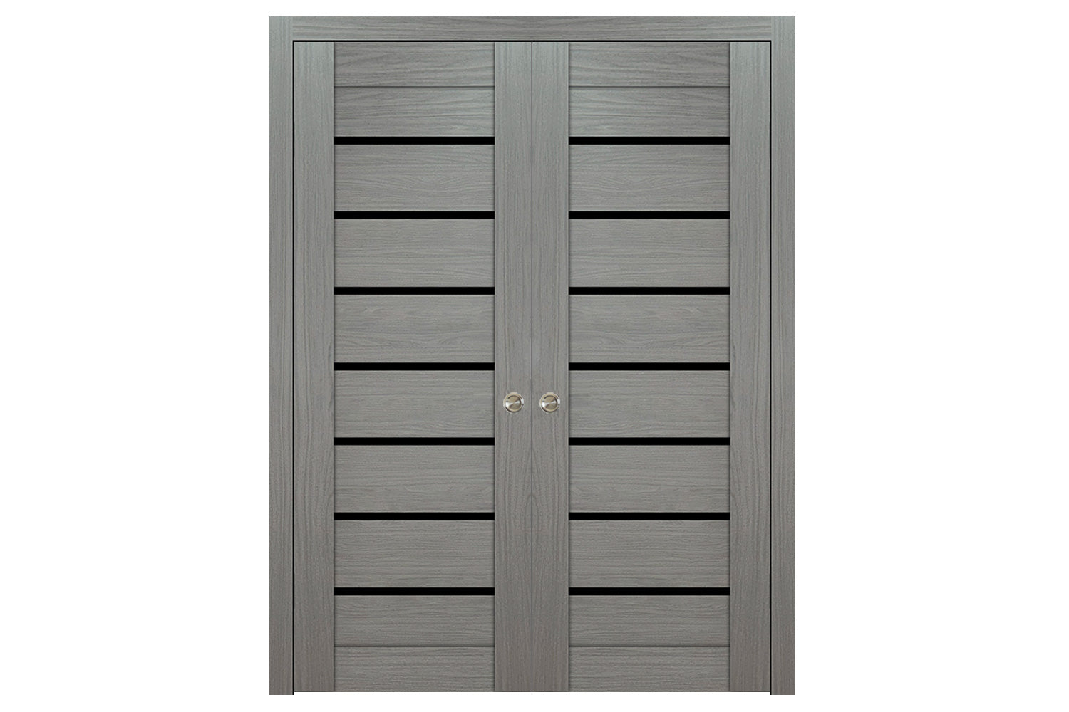 Nova Domino 01 Wenge Modern Laminated Modern Interior Door - Double Pocket